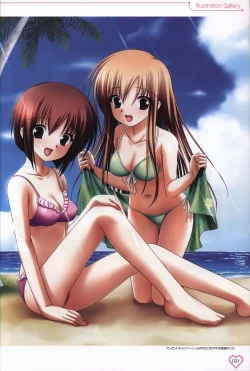 Page 32 of Shakkin Shimai＆Shakkin Shimai2 visual fanbook