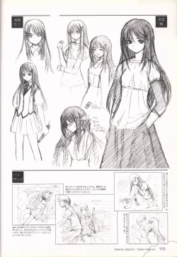 Page 110 of Kono Aozora ni Yakusoku official artbook