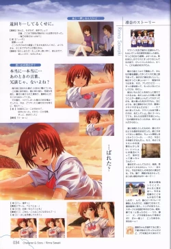 Page 35 of Kono Aozora ni Yakusoku official artbook