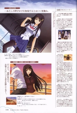 Page 49 of Kono Aozora ni Yakusoku official artbook