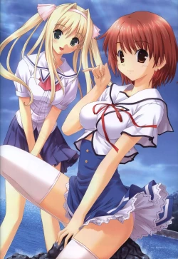 Page 6 of Kono Aozora ni Yakusoku official artbook