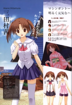 Page 79 of Kono Aozora ni Yakusoku official artbook