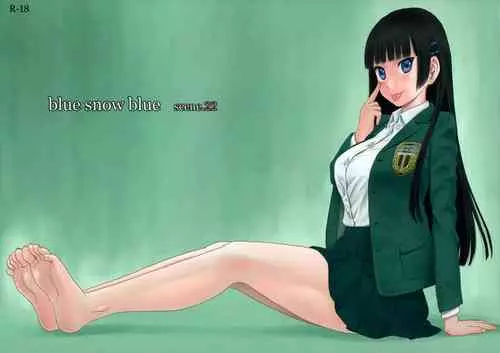 Download blue snow blue scene.22