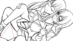 Page 165 of Netori GakuenRough Artbook