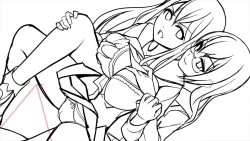 Page 166 of Netori GakuenRough Artbook