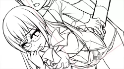 Page 209 of Netori GakuenRough Artbook