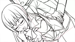 Page 210 of Netori GakuenRough Artbook