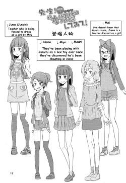 Page 20 of Sensei! Tsuugakuro de "Jojisou" Shitemite! | Teacher! Try dressing up as a girl on a school road!