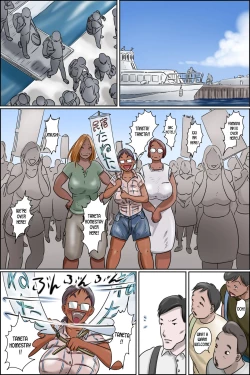 Page 5 of Sono Shima wa Makkuro ni Hiyake Shita Obasan-tachi no Seisokuchi de Aru