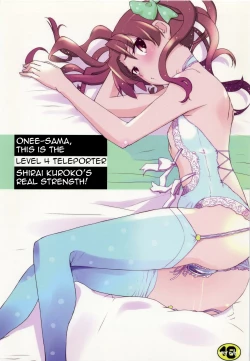 Page 1 of Oneesama, Kore ga Level 4 Teleporter Shirai Kuroko no Sokojikara desuno!sama, This is the Level 4 Teleporter Shirai Kuroko's Real Strength!