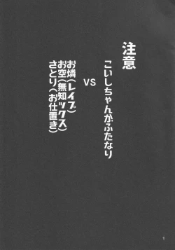 Page 2 of Koishi ga Muishiki Chi♂po de Ooabare suru Hanashi