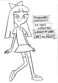 Page 1 of Psychosomatic Counterfeit Ex: Stacy in Early Age