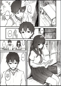 Page 4 of Natsu no Hi, Kouhai to, Bus-tei de. | On a Summer Day, with My Kouhai, at the Bus Stop.