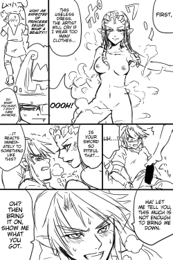 Page 4 of Zelda-san to Shoubu Shiyo! | A fight with Zelda!