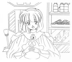 Page 100 of Rance 1.2.3 Genga Settei Shiryou