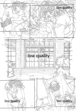 Page 10 of Flutter of birds 線画集