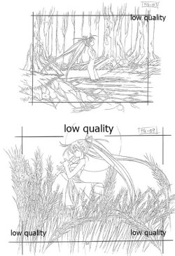 Page 56 of Flutter of birds 線画集