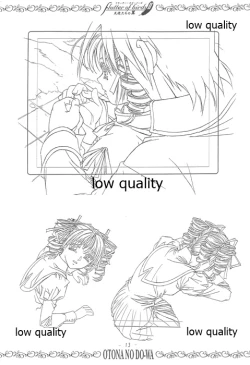 Page 12 of flutter of birdsII 天使たちの翼 線画集