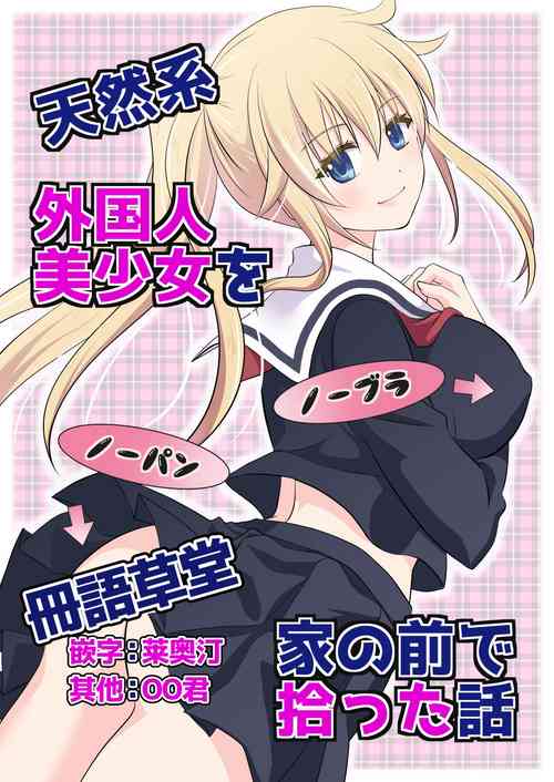 Download Tennen-kei Gaikokujin Bishoujo o Ie no Mae de Hirotta Hanashi