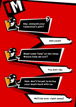 Page 13 of Secret Valentine: P5 Comic