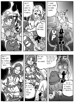 Page 8 of Flower vore "Human and plant heterosexual ra*e and seed bed"