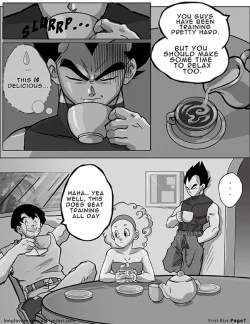 Page 7 of First Kiss<DBZ, Dragon Ball, Vegeta, Bulma, Romantic, Romance>