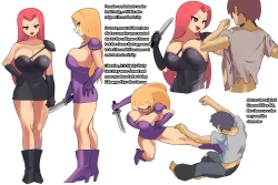 Page 16 of Female Combat Data Vol. 1