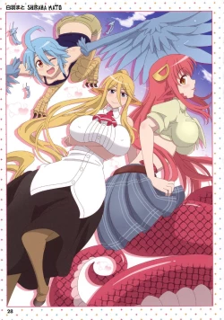 Page 28 of Monster Musume no Iru NichijouANOTHER CREATOR VISUAL FAN BOOK