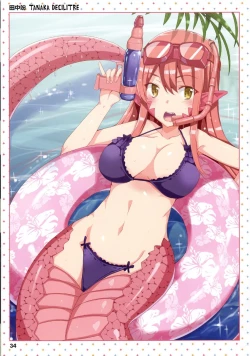Page 34 of Monster Musume no Iru NichijouANOTHER CREATOR VISUAL FAN BOOK
