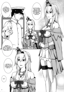 Page 5 of War-sama wa Seiyoku ga Tsuyoi. | Her Majesty Warspite has a strong sex drive.