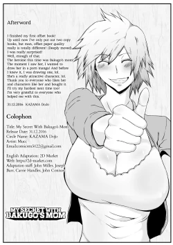 Page 27 of Boku to Bakugou Mama no Himitsu | My Secret With Bakugo's Mom