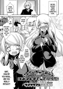 Page 1 of Nyotaika Shita Shinyuu ga Cosplay made Shite Arawareta! | My Genderbent Best Friend Showed Up in Cosplay!