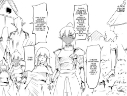 Page 37 of Haiboku Elf no Onna Kishi Orc Ryoujoku, Soshite... | A Female Elf Knight Gets Assaulted By An Orc, And Then...