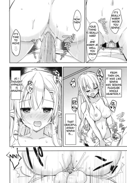 Page 16 of Akogare no Elf Senpai ni, Ecchi na Saiminjutsu Kakete Mita. | I tried to erotically hypnotize Elf Senpai who i admire