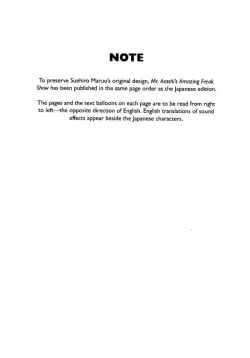 Page 4 of Shōjo Tsubaki | Mr. Arashi's Amazing Freak Show