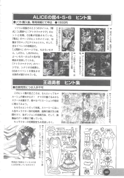 Page 165 of Official Alicesoft Full Completion Guide 2