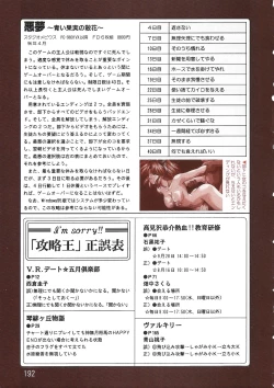 Page 192 of PC Bishoujo Software Strategy Book: Strategy King 2