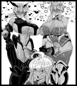 Page 1 of Artoria ga Artoria o Okasu Futanari Les Sex | Futanari Lesbian Sex Where Artoria Fucks Artoria