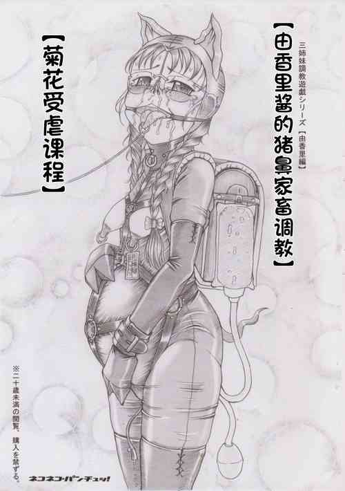 Download 重口慎入！三姉妹調教遊戯【由香里編】ゆかりちゃんの豚鼻家畜調教【アナル被虐授業】