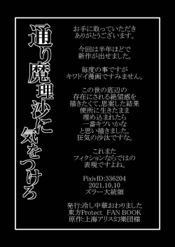 Page 29 of TooriMarisa ni Ki o Tsukero Sono shi