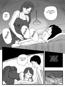 Page 24 of Beer o Nomu to Inran ni Naru Kaa-san to Yareta Hanashi