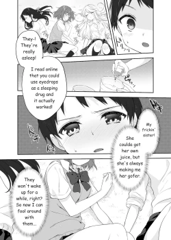 Page 4 of Boku no Onee-chan to Tomodachi wo Nemurasete Osottemitara Kaeriuchi ni Atta | The Tables were Turned when I tried to Rape my Sister and her Friends while they were Asleep