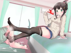 Page 189 of Ashi de sa reru no hazukashīkedo… o nēchan ni fuma retai