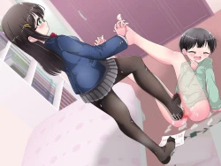 Page 65 of Ashi de sa reru no hazukashīkedo… o nēchan ni fuma retai