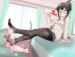 Page 89 of Ashi de sa reru no hazukashīkedo… o nēchan ni fuma retai