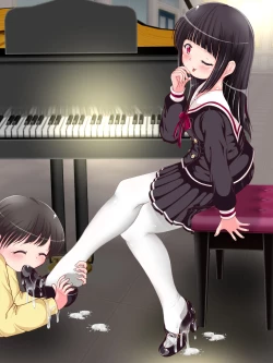 Page 263 of Onna Gakusei no Fumi Fumi Kyouiku!? Tights & KneeSo Matsuri