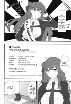 Page 21 of Maid na WA2000