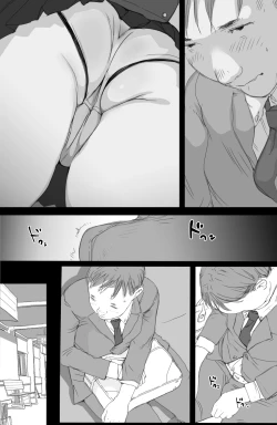 Page 4 of Tsuukin Densha de Oppai wo Mise ni Kuru Musume ga Ite Komattemasu