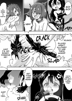 Page 3 of A cartoon in which my sister is trained by Hana