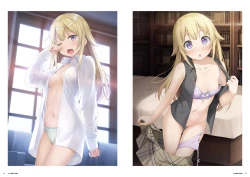 Page 10 of Kami-sama no You na Kimi e Publicity Art Book